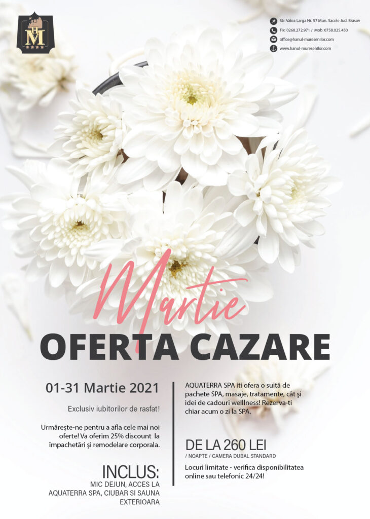 Oferta cazare la munte Martie 2021